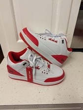 Phat Farm Men's JASPER MID White Red  Black Sneakers Men's 617897-33W NIB SZ 7