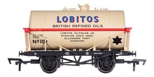 Dapol OO 14T Tank Wagon Class A Lobitos (Blue/Red Shade) Stone 107