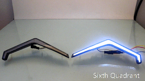 Front LED Fang Lights & Long Center Tail Light For Polaris RZR XP 4 Turbo 2020 - Bild 3 von 24