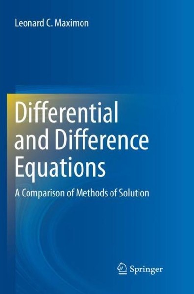 Differential And Difference Equations Leonard C. Maximon-image
