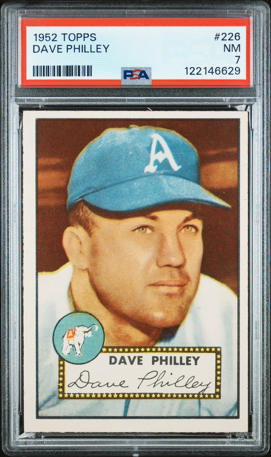 1952 Topps #226 Dave Philley PSA 7 Near Mint!!