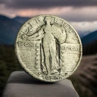 1929-D Standing Liberty 25C VF  As Shown # SLSQ 1929-D GGAS (Silver $119/Oz)