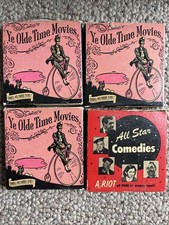 Ye Olde Time Movies And All Star Comedies Lot Of 4 8mm Film Reels