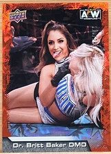 2022 UPPER DECK AEW DR. BRITT BAKER DMD  DYNAMITE #D/299