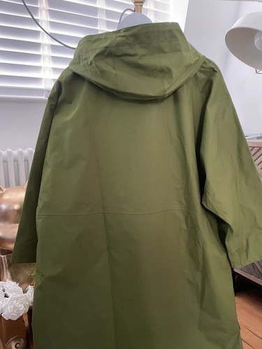 Barbour x Alexa Chung Green Waterproof Pip Hooded Jacket Coat UK 10 EU 36 US 6 - Picture 7 of 10