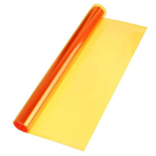 Film headlight 30cm x 120cm Tint Vinyl Car Orange Q3I2 - Afbeelding 1 van 4