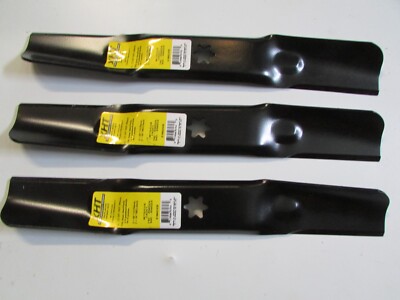 Set of 3 Lawn Mower Blades Fits Cub Cadet XT1 XT2 ZT1 ZT2 GT50 LT50 LX50 L50 S50