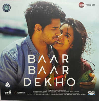 Baar Baar Dekho LP Vinyl Record 45 RPM 12'' Bollywood Hindi Film Ost Indian Mint