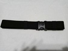 NEW MILITARY SECURITY TACTICAL BLACK ADJUSTABLE DUTY BELT 19" WAIST - 38" WAIST