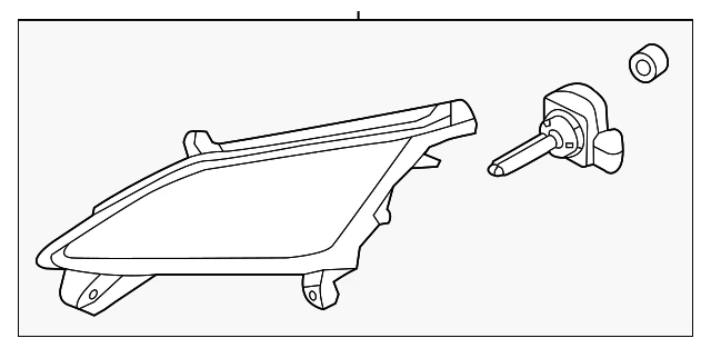 Conjunto de faro antiniebla para Hyundai (N/P 92201-A5010)