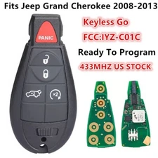 Fits Jeep Grand Cherokee 2008-2013 Keyless Go Smart Prox Remote Key Fob IYZ-C01C