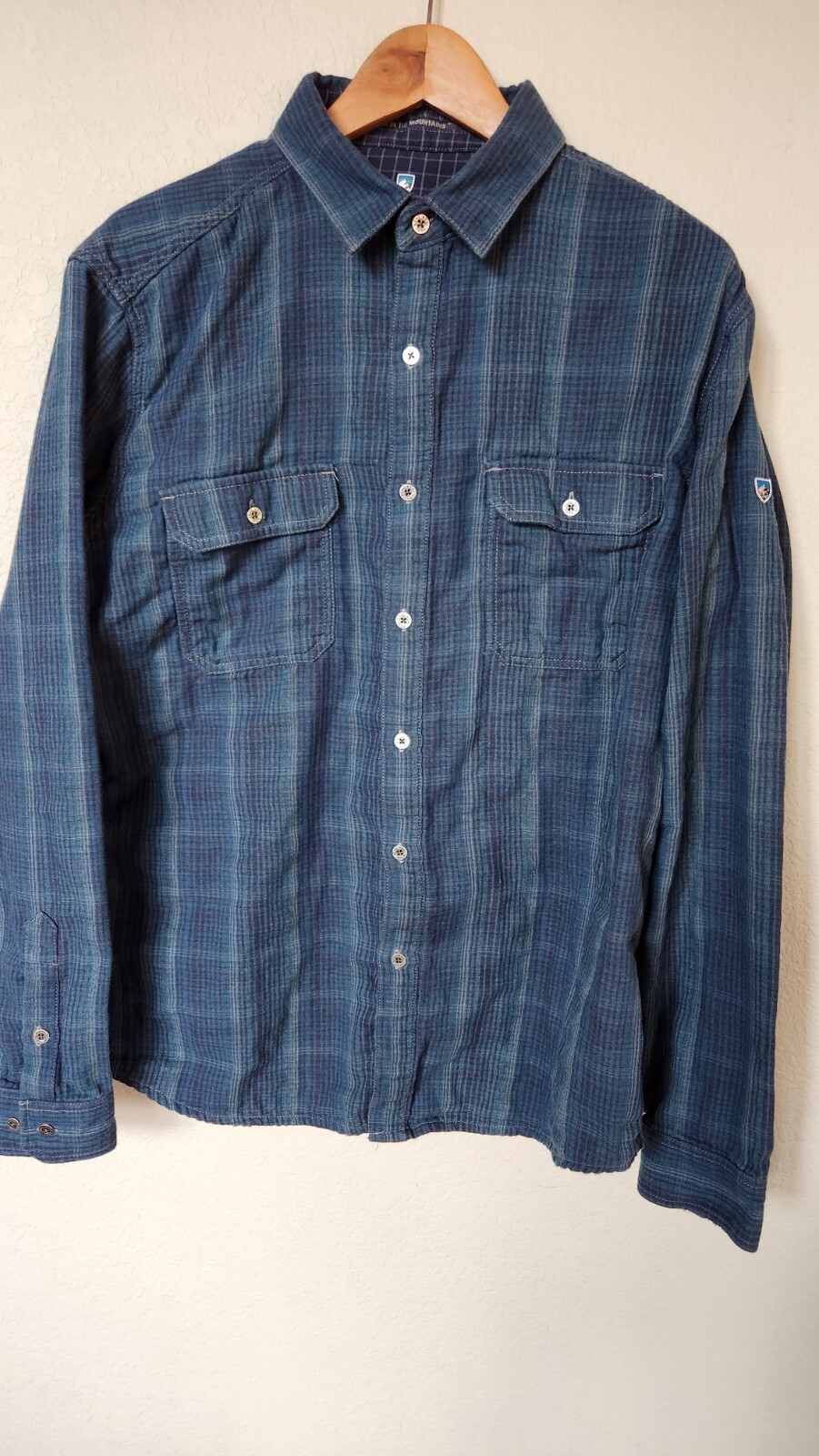 Veste Kuhl Parajax Bleu – Ultralégère Avec Capuche – Taille L – Neuf Sans étiquettes