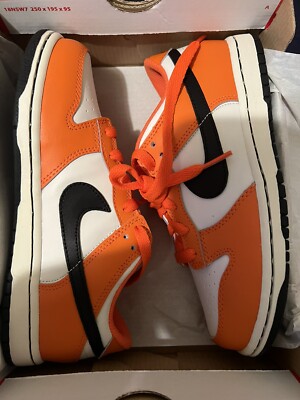 Little Kid's Nike Dunk Low Phantom/Black-Safety Orange Size 3Y (DH9756 003)