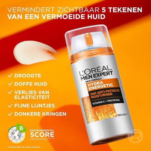 L'Oréal Men Expert Vitamin C,Hydra Energy,24h Anti-Müdigkeit Feuchtigkeitspflege - Bild 10 von 10