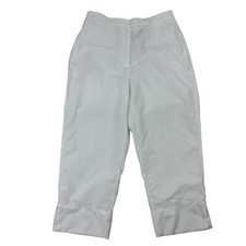 LIZGOLF by Liz Claiborne ANISSA White Wrinkle Free Coolmax Cropped Pants Sz 6