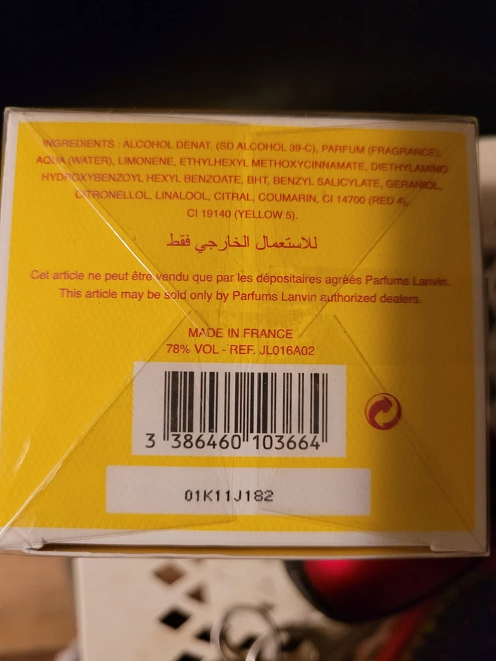 Spray perfume Lanvin Vintage A Girl In Capri Francia 50 ml 1,7 fl oz sellado raro Foto 2 de 3