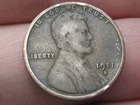 1911 D Lincoln Cent Wheat Penny- Denver, Good/VG Details
