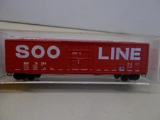 MICRO TRAINS # 27260 ~ SOO LINE 50' RIB SIDE BOX CAR # 19369~N SCALE~ LOT B