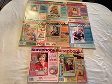 Lot 8 SCRAPBOOKS etc. Magazines Better Homes Gardens Creative Collections 2009