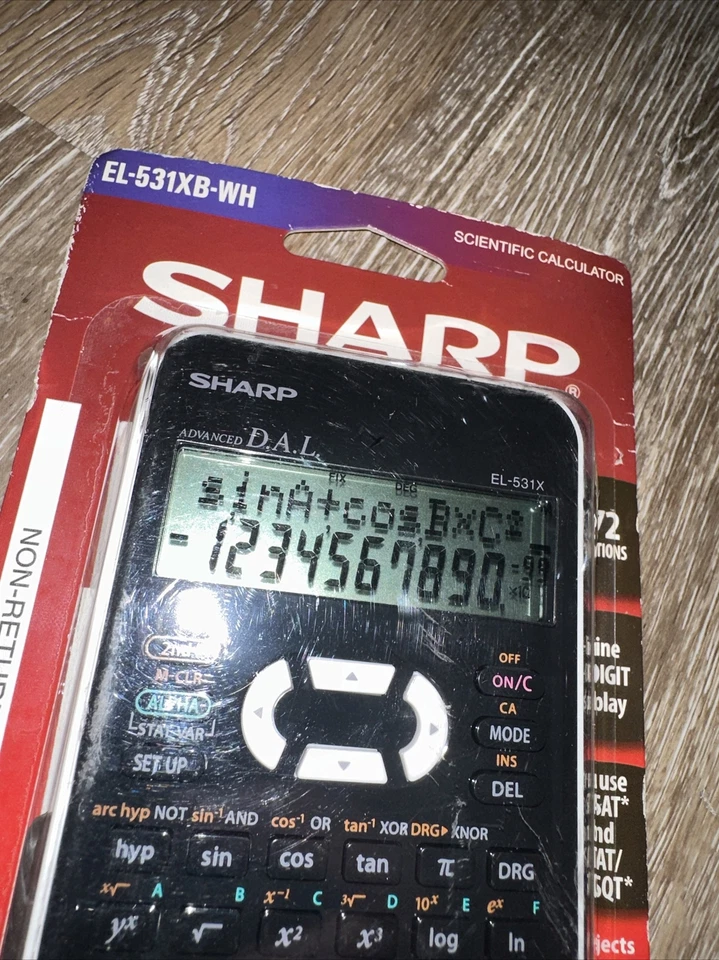Sharp Scientific Calculator EL-531XB-WH - Image 3 of 4