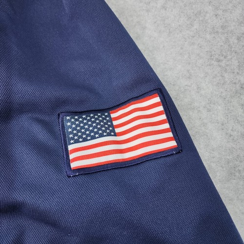Giacca squadra nazionale basket USA uomo grande Nike Dri-Fit blu full zip - Foto 3 di 17