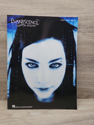 Evanescence Fallen Sheet Music Piano Vocal Guitar Songbook NEW 000288928