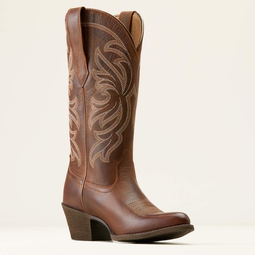 Ariat,Womens Heritage J Toe Stretchfit Boots, Sassy Brown - Picture 6 of 12