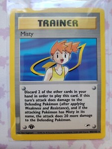 Misty 102/132 2000 Gym Heroes 1st Edition Near Mint ✨✨