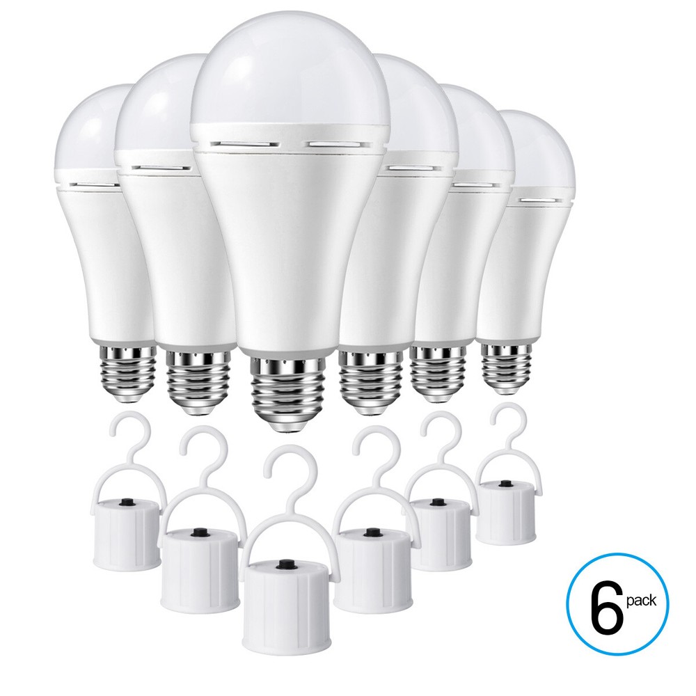 12W(80W) Led Bulb Rechargeable LED Light Bulbs with Battery backup Emergency
