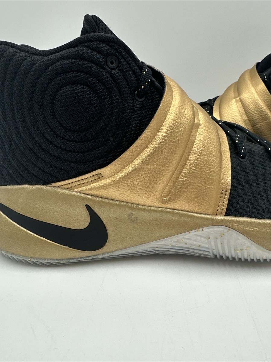 Nike ID Kyrie 2 Finals Black Gold 2016 Size 12 Brand New Nike ID Kyrie 2 Finals Black Gold 2016 Size 12 Brand New