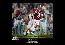 ALABAMA FOOTBALL TRENT RICHARDSON 09 BCS CHAMPIONSHIP PRINT UNSTOPPABLE PITTS