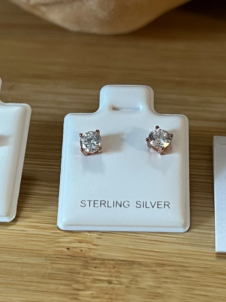 Plata de Ley ~ JUEGO DE REGALO Joyería con Caja (Rojo) y Peluche Juguete Boba Reversible Foto 3 de 4