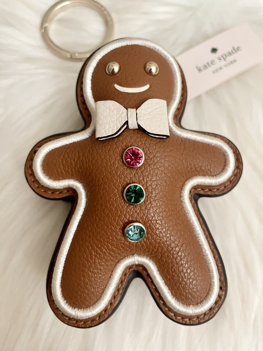 Kate Spade New York ジンジャーブレッドマン キーホルダー Kate Spade New York Gingerbread Key Chain | Brixton Baker