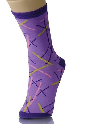  Girls Womens Pixie Stix Fashion Socks Size 9-11 Yelete