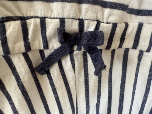 Seven For All Mankind Women's Junior Striped Romper Shorts Size XL - Picture 3 of 4