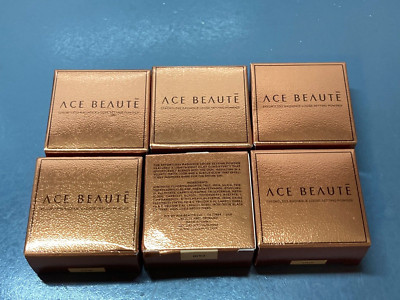 6x Ace Beaute ~ Effortless Radiance Loose Setting Powder Fair  .05oz each NIB