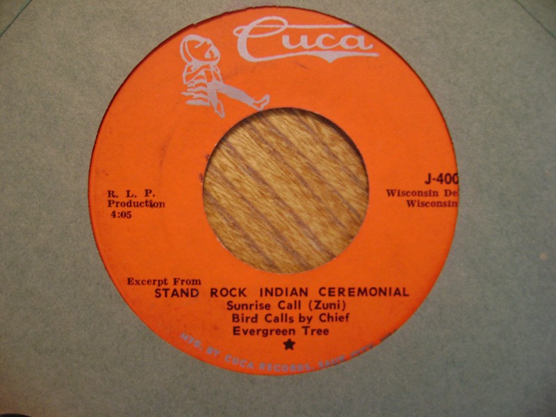 CUCA 45 RECORD J4000/STAND ROCK CEREMONIAL/ 5 SONG EP/ VG VINYL