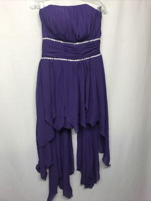 short strapless purple prom dress Strapless Short Royal Blue Champagne Purple Sequins Prom Dress, Short   jbydress