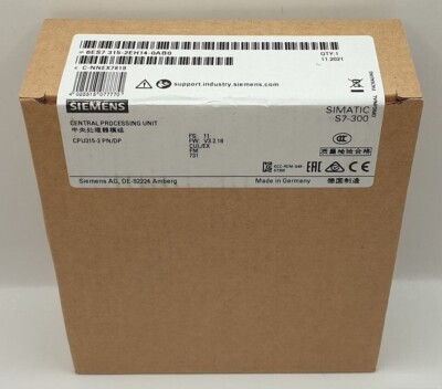 New Sealed SIEMENS 6ES7 315-2EH14-0AB0 6ES7315-2EH14-0AB0 /1 YEAR WARRANTY
