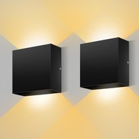 Wandleuchte Innen Mit Stromanschluss, LED Wandlampe Innen, 3000K Warmweiß