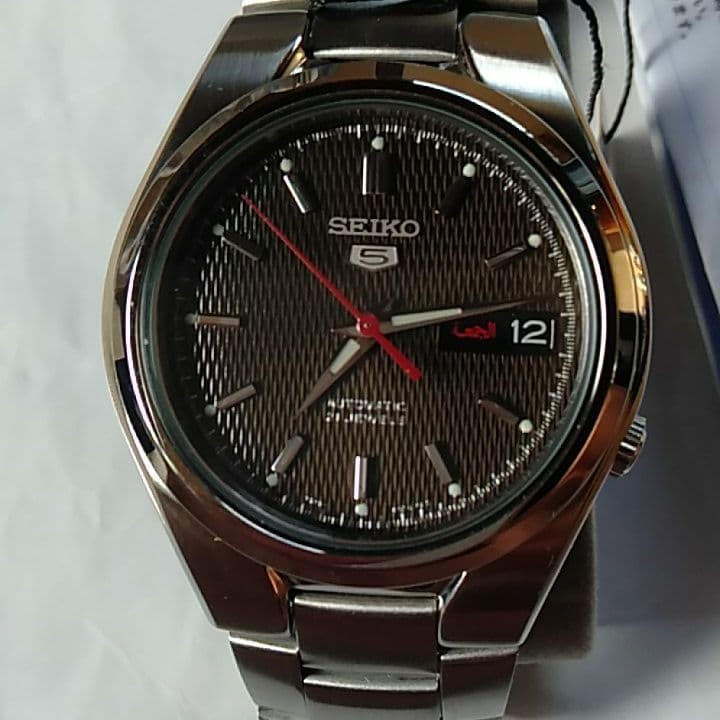 Seiko 5 Automatic Watch Model 21J Black Dial Japan Import Unused