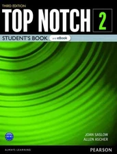 Top Notch Level 2 Student's Book & - Paperback, by Saslow Joan; Ascher - New h