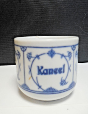 Vorratsdose ohne Deckel Kaneel (Zimt)  Jäger Eisenberg,Indisch blau,Strohblume