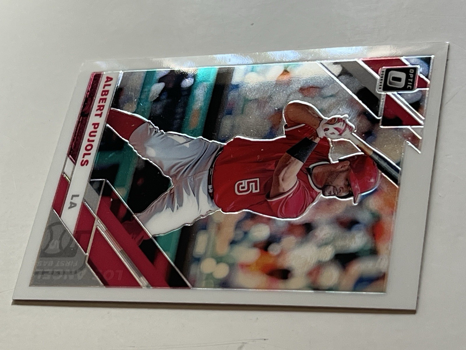ALBERT PUJOLS Los Angeles Angels 2019 Panini Donruss Optic Baseball Card #193 view 6