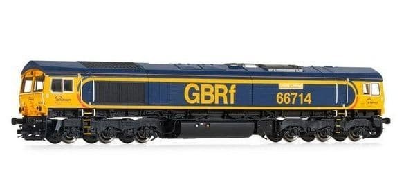 Hornby TT:120 TT3016M Class 66 714 'Cromer Lifeboat' GBRf