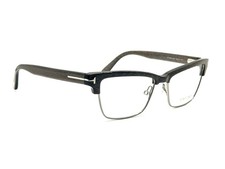 NEW AUTHENTIC TOM FORD TF5364 020 Chalkstripe Gray/Palladium Unisex 53mm 15 140