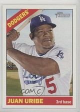 2015 Topps Heritage Gum Damage Back Juan Uribe #43 1g3