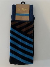 NWT An Original PENGUIN by Munsingwear Socks GEO GEOMETRIC FUN PATTERN