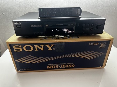 Lecteur minidisc mini disc sony MDS JE 480 fonction MDLP noir + télécommande - Photo, audio & vidéo