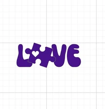 Autism Awareness Love Vinyl Decals Car Wall Window